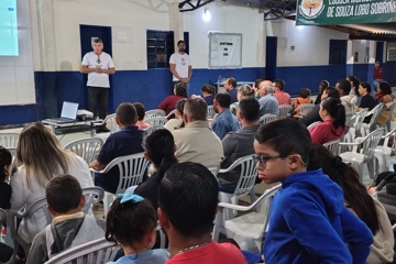 Seminário de apresentação para pais de alunos + cursos EAD gratuitos, escola municipal Antonio de Souza Lobo Sobrinho
